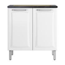Balcão de Cozinha Itatiaia Tarsila para Cooktop 5 Bocas 2 Portas Branco IG2A-80