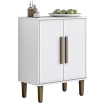 Balcão de Cozinha Lorena 2 Portas Branco Kaiki Móveis