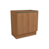 Balcão de Cozinha Maxxi G744 c/ 2 Portas s/ Tampo 80cm Canela - Kappesberg Balcão de Cozinha Maxxi G744 c/ 2 Portas s/ Tampo 80cm Canela - Kappesberg