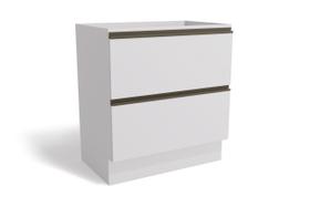 Balcão de Cozinha Maxxi Kappesberg com 2 Gavetões G755 Branco Balcão de Cozinha Maxxi Kappesberg com 2 Gavetões G755 Branco