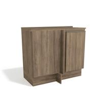Balcão de Cozinha Modulado Canto Reto Maxxi G748 1 Porta c/ Tampo Nogal - Kappesberg Balcão de Cozinha Modulado Canto Reto Maxxi G748 1 Porta c/ Tampo Nogal - Kappesberg