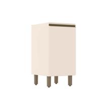 Balcão de Cozinha Modulado Connect 1 Porta s/Tampo 40x52x81cm Off White - Henn Balcão de Cozinha Modulado Connect 1 Porta s/Tampo 40x52x81cm Off White - Henn