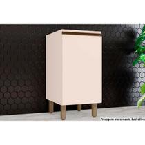 Balcão de Cozinha Modulado Connect 1 Porta s/Tampo 40x52x81cm Off White - Henn Balcão de Cozinha Modulado Connect 1 Porta s/Tampo 40x52x81cm Off White - Henn