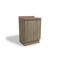 Balcão de Cozinha Modulado Maxxi G742 1 Porta c/Tampo 60cm Nogal/Nogal - Kappesberg