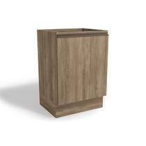 Balcão de Cozinha Modulado Maxxi G742 c/ 1 Porta s/ Tampo Nogal - Kappesberg