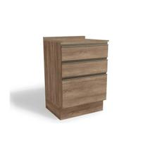 Balcão de Cozinha Modulado Maxxi G743 3 Gavetas c/Tampo 60cm Nogal/Nogal - Kappesberg Balcão de Cozinha Modulado Maxxi G743 3 Gavetas c/Tampo 60cm Nogal/Nogal - Kappesberg