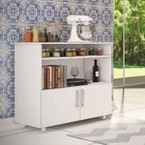 Balcão de Cozinha Multiuso 2 Portas Branco Balcão de Cozinha Multiuso 2 Portas Branco