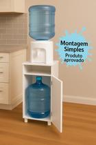 Balcão de Cozinha Multiuso Para Filtro de Água e Compartimento para Galão Reserva