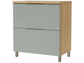 Balcão de Cozinha Nesher 100% MDF 1 Porta 1 Gaveta Marquesa
