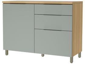 Balcão de Cozinha Nesher 100% MDF 1 Porta 3 Gavetas Marquesa