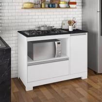 Balcão De Cozinha Notável Para Cooktop NT 3050 Branco New Com Granito Branco