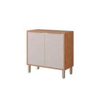 Balcão de Cozinha p/ Cooktop Esplêndida 2 Portas 80cm Freijo/Off White - MGM