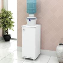 Balcão de Cozinha para Bebedouro Multiuso com 1 Porta MDP Branco Tecnomobili Balcão de Cozinha para Bebedouro Multiuso com 1 Porta MDP Branco Tecnomobili