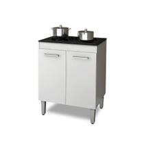 Balcão de cozinha para cooktop 4 bocas branco nauru