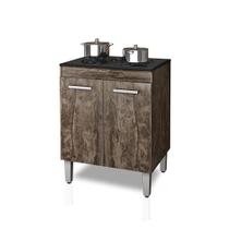 Balcão De Cozinha Para Cooktop 4 Bocas Com 2 Portas Nauru