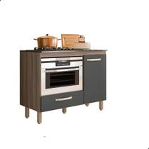 Balcão De Cozinha Para Cooktop Fit 1 Porta 1 Gaveta