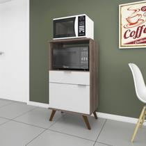Balcão de Cozinha para Forno e Micro-ondas 1 Porta 1 Gaveta Retrô RT 3114