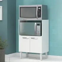 Balcão de Cozinha para Forno e Micro-Ondas 2 Portas