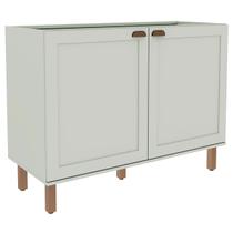 Balcão de Cozinha para Pia 2 Portas Verde Mint 1502 - Genialflex Balcão de Cozinha para Pia 2 Portas Verde Mint 1502 - Genialflex