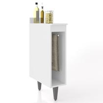 Balcão de Cozinha Porta Pano 20cm Pérola Z34 Branco - Mpozenato