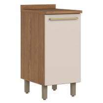 Balcão de Cozinha Requinte 40cm 1 Porta com Tampo MDP - Móveis Henn