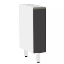 Balcão de Cozinha sem Tampo 20cm 1 porta Pérola Luciane Móveis