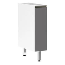 Balcão de Cozinha sem Tampo 20cm 1 porta Pérola Luciane Móveis