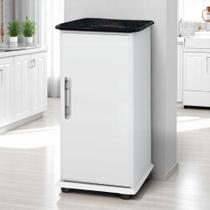 Balcão De Cozinha Suporte Para Bebedouro Cor B M Multiuso Com Porta e Rodinhas Jsmix