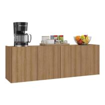 Balcão De Cozinha Suspenso 4 Portas Multimóveis Mp2167 Rustic Rustic Balcão De Cozinha Suspenso 4 Portas Multimóveis Mp2167 Rustic Rustic