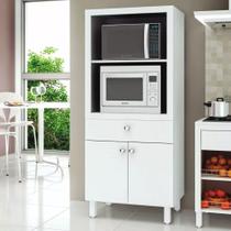 Balcão De Cozinha Torre Quente 1 Gaveta E 2 Portas Bl3305 Tecnomobili Branco