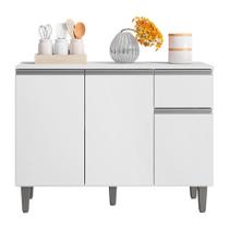 Balcão de Cozinha Vanessa 105cm com Tampo MDP - AJL Móveis