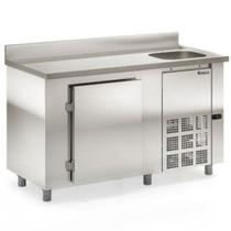 Balcão de Encosto 1 Porta e 1 Pia 347 Litros GBFE150CD Inox Gelopar 220V Balcão de Encosto 1 Porta e 1 Pia 347 Litros GBFE150CD Inox Gelopar 220V
