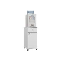 Balcão de Escritório Multiuso ASM153 c/ 1 Porta e 1 Gaveta Branco - Movelbento