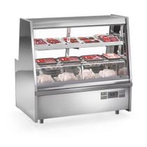 Balcão de Frios e Avícola Aquecido 1,5MT GRTA150A Inox Gelopar 220V Balcão de Frios e Avícola Aquecido 1,5MT GRTA150A Inox Gelopar 220V