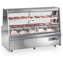 Balcão de Frios e Avícola Aquecido 2MT GRTA200A Inox Gelopar 220V
