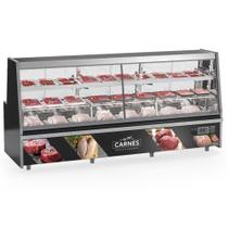 Balcão de Frios e Avícola Aquecidos 3MT GRTA300A Preto Gelopar 220v