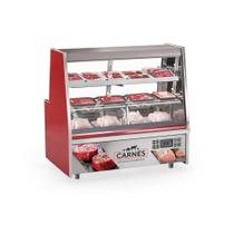 Balcão de Frios e Avícola GRTA150 1,5MT Vermelho Gelopar 220v