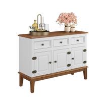 Balcão de Madeira Maciça 3 Portas e 3 Gavetas Balcão de Madeira Maciça 3 Portas e 3 Gavetas