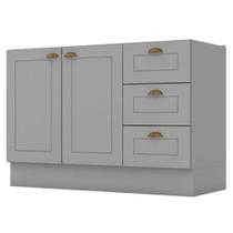 Balcão De Pia 120 Cm Nova York Cinza Henn Balcão De Pia 120 Cm Nova York Cinza Henn