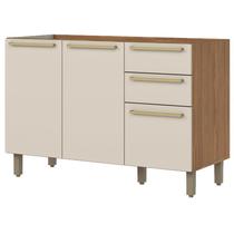 Balcão de Pia 120 cm Requinte Nature Areia Hp Henn Balcão de Pia 120 cm Requinte Nature Areia Hp Henn