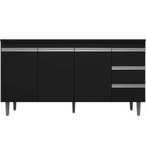 Balcão de Pia 150 cm Adriana 3 Portas 3 Gavetas