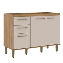 Balcão de Pia 2 Portas e 3 Gavetas 120 Cm Balcão de Pia 2 Portas e 3 Gavetas 120 Cm