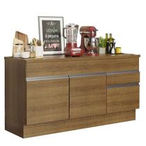 Balcão de Pia Armário de Cozinha 150 cm 2 Portas e 2 Gavetas (Com Tampo) Rustic Glamy Madesa