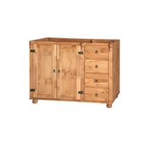 Balcão de Pia com 2 Portas Almofadadas + 4 Gavetas - Tommy Design Balcão de Pia com 2 Portas Almofadadas + 4 Gavetas - Tommy Design