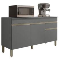 Balcão De Pia Line 150 Cm Com Tampo Gris - Kits Paraná