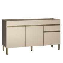 Balcão de Pia Line 150 cm Vanilla - Kits Paraná Balcão de Pia Line 150 cm Vanilla - Kits Paraná