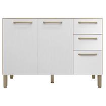 Balcão de Pia Mad Versalhes 120 cm Freijó Supremo - Kits Paraná