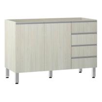 Balcão De Pia Sem Tamp 120cm E Lis Legno Crema