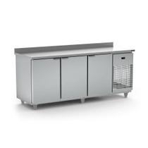 Balcão de Serviço Cozinha 2m ar Forçado 0 a 5ºc Interno e Externo Inox 430 BSRCOZ 2000 220V - Refrimate Balcão de Serviço Cozinha 2m ar Forçado 0 a 5ºc Interno e Externo Inox 430 BSRCOZ 2000 220V - Refrimate