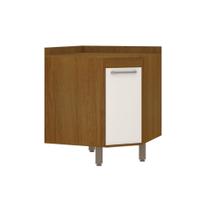 Balcão Diagonal Modena - MDP 1 Porta com Tampo e Prateleira Interna - Luciane